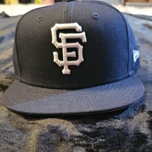 New Era Navy Cap with White Embroidery